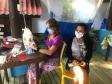 Mesmo sem casos confirmados, ação voluntária entregou máscaras para moradores da Ilha do Mel