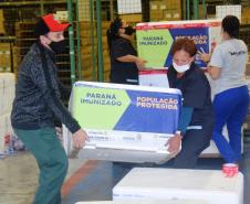 Agilidade das equipes da Saúde garante entrega a todos os municípios do Paraná