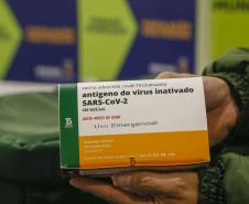 Paraná recebe 62 mil vacinas da Coronavac nesta sexta para ajustes na imunização