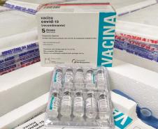Paraná recebe 548 mil vacinas contra a Covid-19 para continuar campanha de imunização