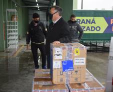 Paraná recebe mais 191,4 mil vacinas contra a Covid-19; distribuição começa no sábado
