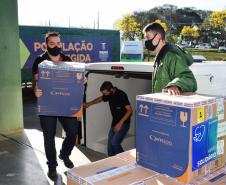 Mais 79,5 mil vacinas contra a Covid-19 chegam ao Paraná