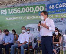 Mais 48 carros para reforço da frota da Saúde são entregues em Foz do Iguaçu