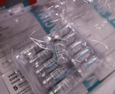 Mais 451 mil doses de vacinas contra a Covid-19 chegam ao Paraná 