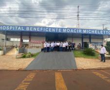 Secretário visita hospital e assina contrato de R$ 15,3 milhões para prestação de serviços em Assis Chateaubriand
