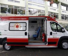 Saúde entrega ambulâncias para reforçar os serviços do Samu 