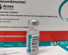 Estado recebe mais 59 mil vacinas para a dose de reforço contra a Covid-19 