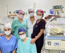 Referência no atendimento materno-infantil, HUOP realiza parto de quadrigêmeos; investimentos na unidade passam de R$ 276,6 milhões