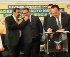 Paraná é o 1º estado a unir todos os Poderes no Pacto Nacional pela Consciência Vacinal