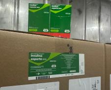Nova remessa de 42,9 mil canetas de insulina de ação rápida chega ao Paraná