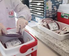Paraná envia bolsas de sangue e plaquetas para o Rio Grande do Sul