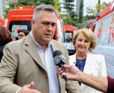 Estado entrega 24 novas ambulâncias para fortalecer o Samu de Curitiba