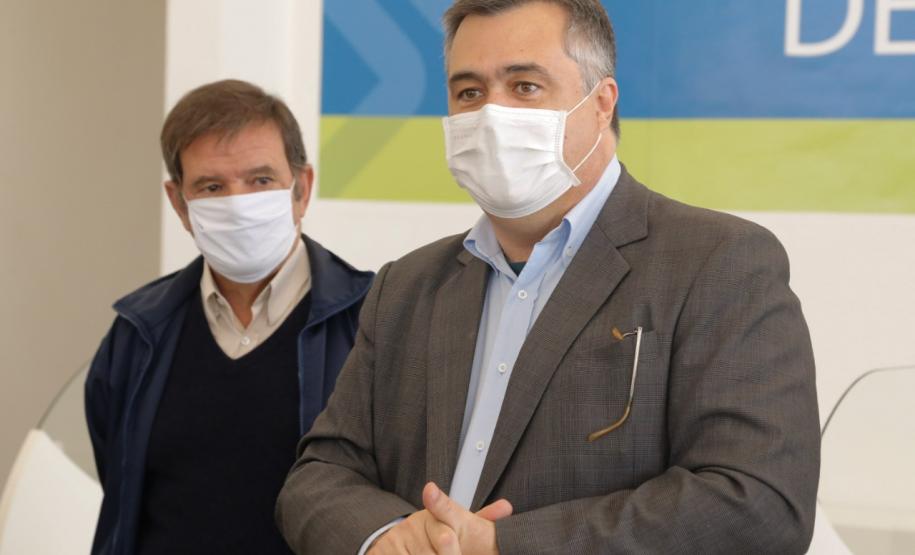 Secretário vistoria finalização da obra do Hospital Regional de Telêmaco Borba