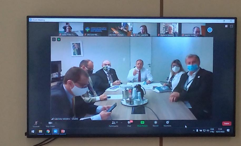 Secretário participa de reunião com Bancada Federal e Ministério da Saúde