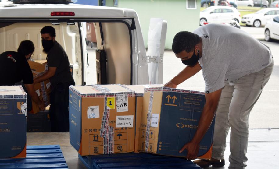 Semana inicia com a chegada de 161.460 novas doses de vacinas contra a Covid-19