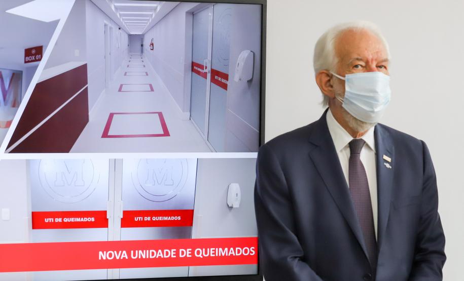 Na inauguração de unidade de queimados, Piana reforça parceria do Estado com Hospital Evangélico Mackenzie