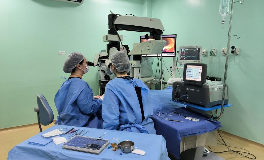 Comboio da Saúde atende 58 pessoas com cirurgias de catarata em Londrina