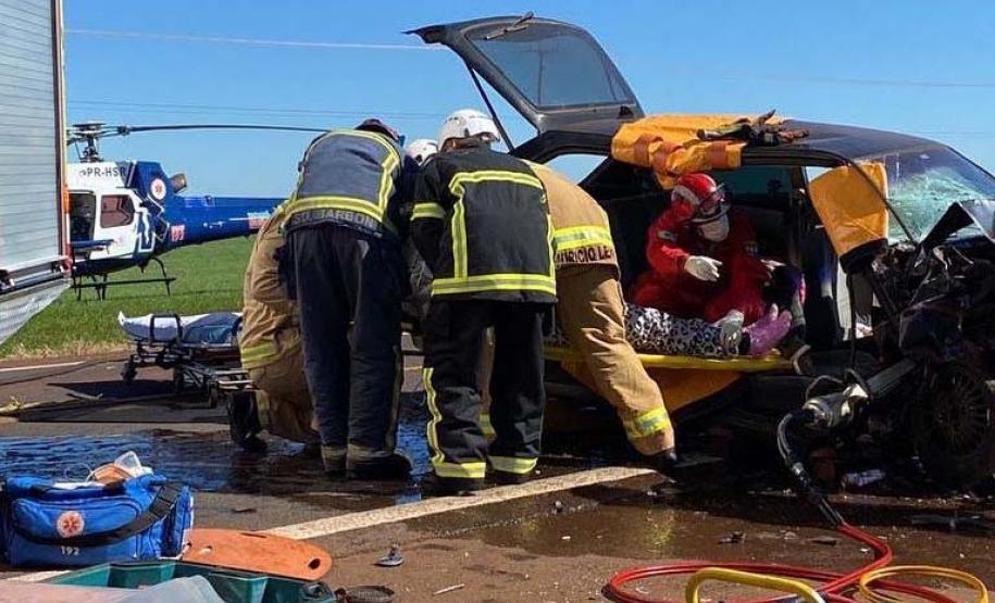 Serviço aeromédico do Paraná bate recorde histórico em 2023 com mais de 4 mil atendimentos