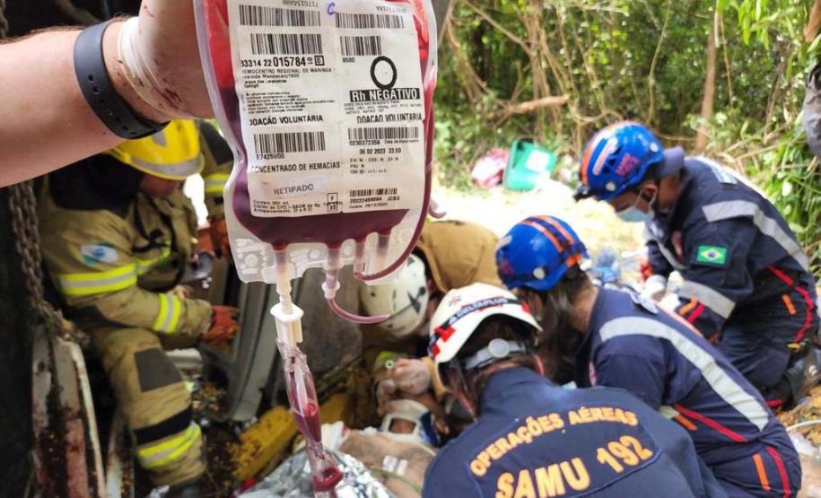 Serviço aeromédico do Paraná bate recorde histórico em 2023 com mais de 4 mil atendimentos