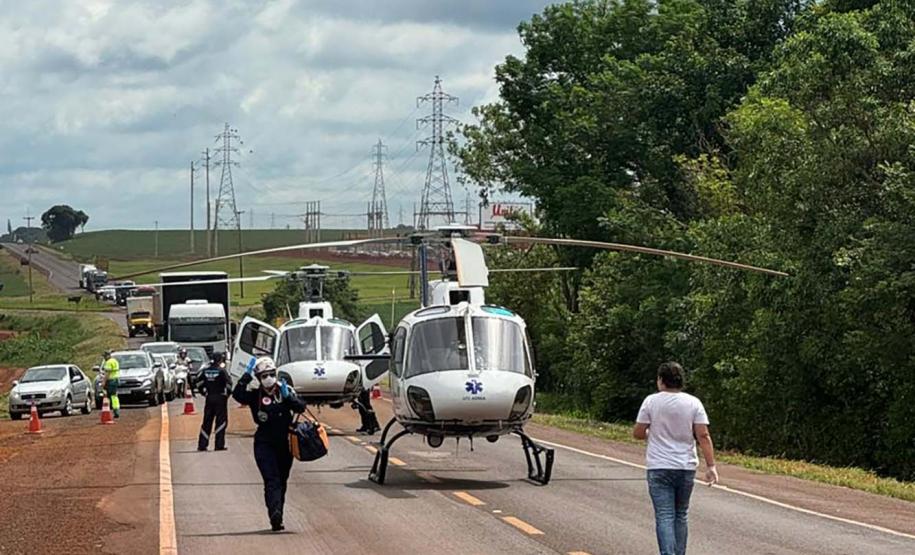 Serviço aeromédico do Paraná bate recorde histórico em 2023 com mais de 4 mil atendimentos