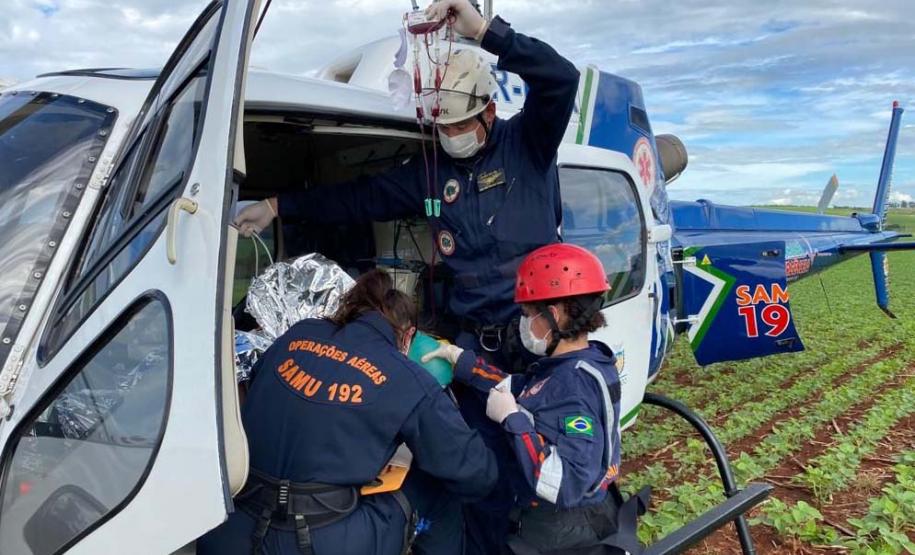 Serviço aeromédico do Paraná bate recorde histórico em 2023 com mais de 4 mil atendimentos