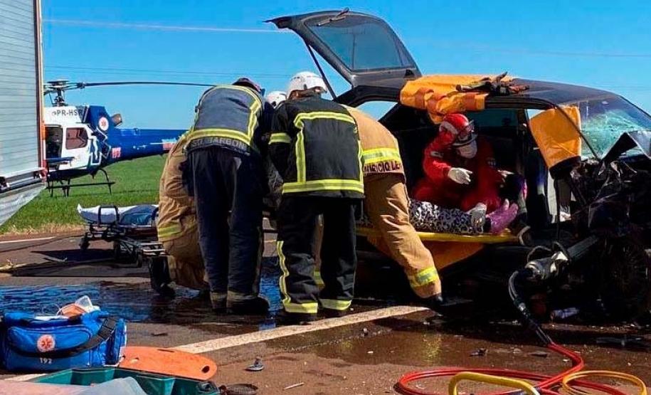 Serviço aeromédico do Paraná bate recorde histórico em 2023 com mais de 4 mil atendimentos