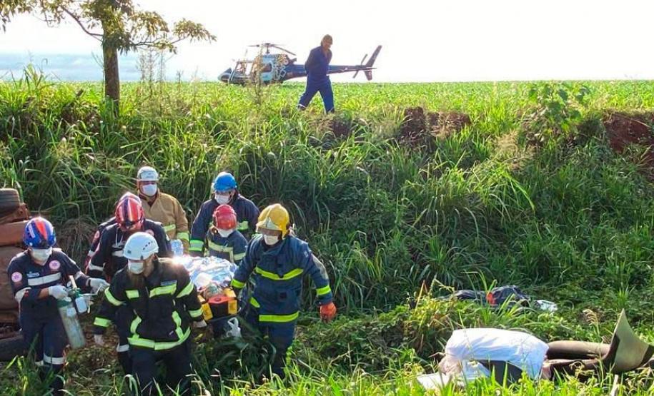 Serviço aeromédico do Paraná bate recorde histórico em 2023 com mais de 4 mil atendimentos