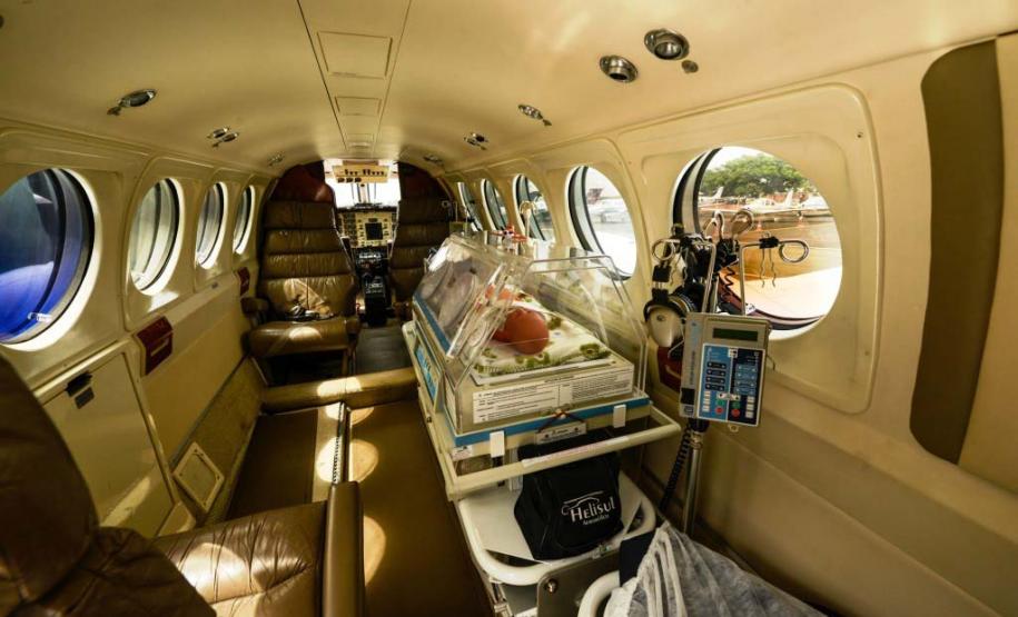 Serviço aeromédico do Paraná bate recorde histórico em 2023 com mais de 4 mil atendimentos