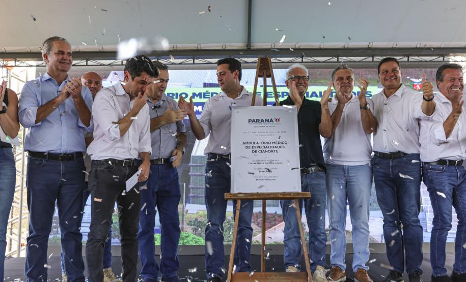 Governador inaugura Ambulatório Médico de Especialidades em Cianorte