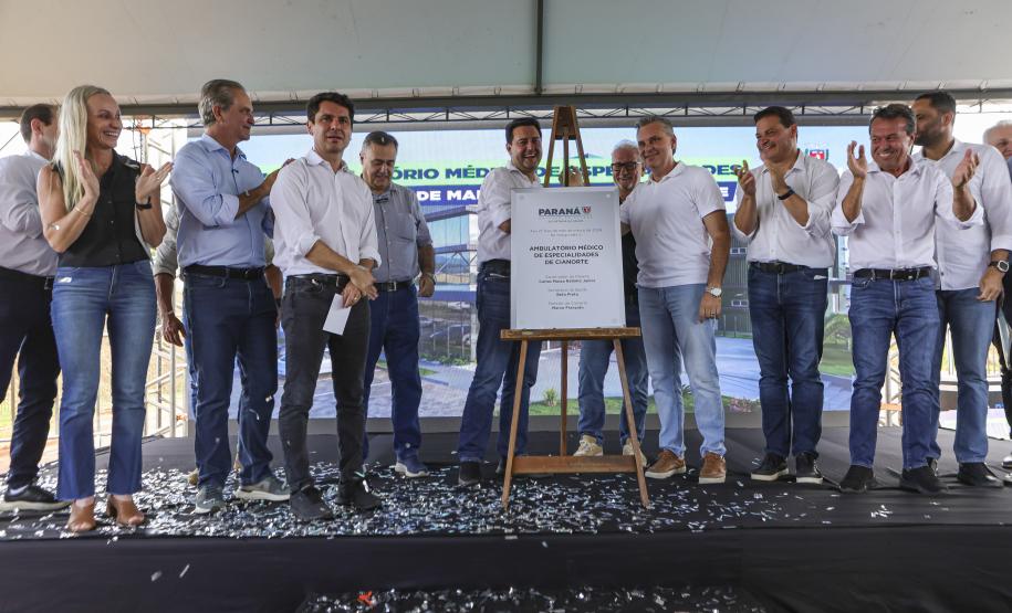 Governador inaugura Ambulatório Médico de Especialidades em Cianorte