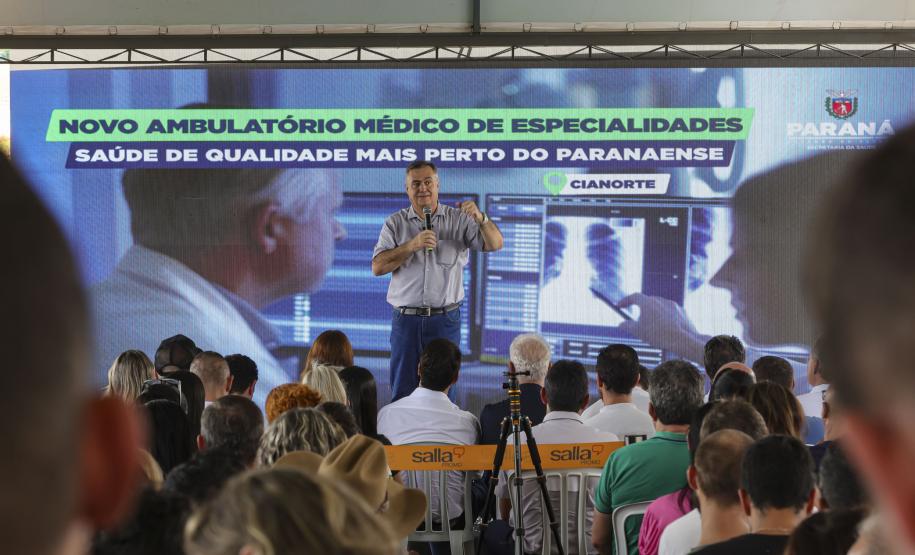 Governador inaugura Ambulatório Médico de Especialidades em Cianorte
