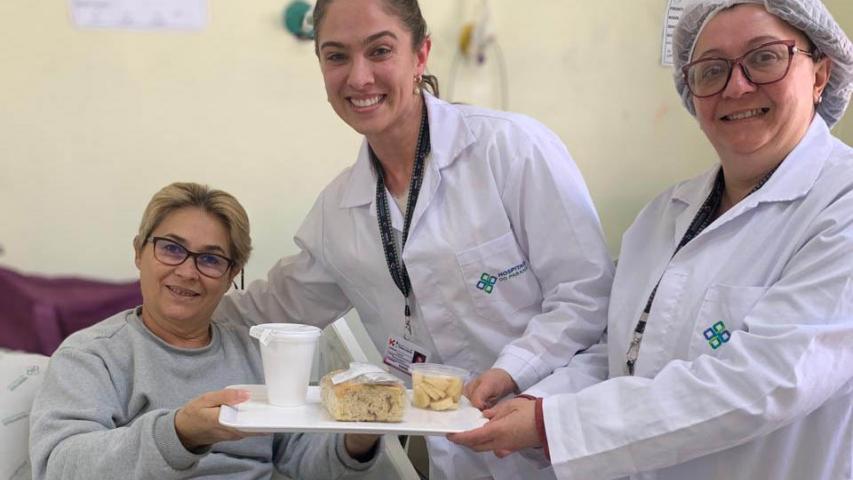 Recuperação de pacientes: hospitais do Estado ofertam 286 mil refeições por mês